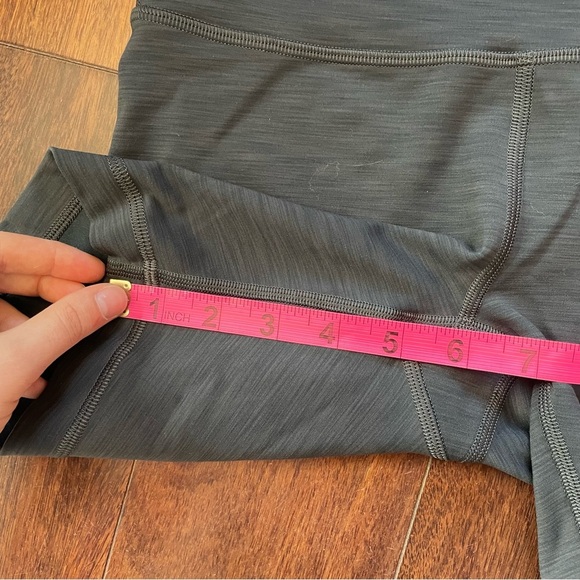 Lululemon Athletica Wunder Train High Waisted Shorts Dark Gray Womens Size 4 - Picture 7 of 7